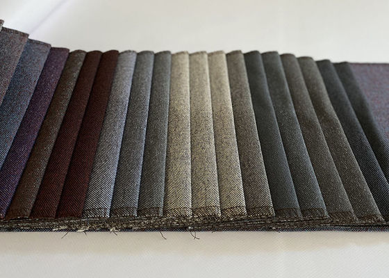 색의 평범한 염색 직물지 소파 직물 커버 중국 공장 YARN-DYED fabric100% 폴리에스테르 다량과 같이 리넨제입니다