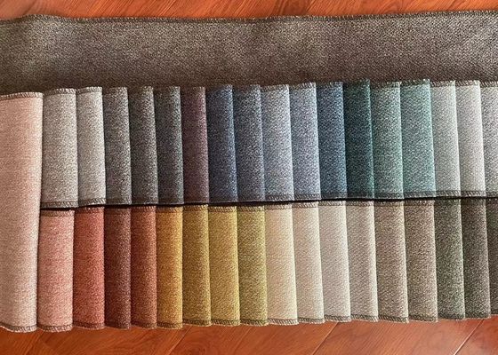 털실에 의하여 염색되는 가구를 위한 셔닐실 소파 직물 100%년 폴리에스테